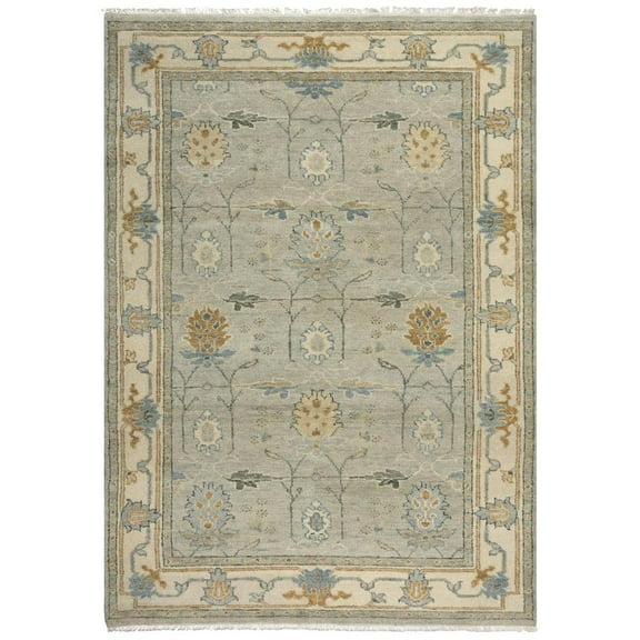 Alora Decor Abby 10' x 14' Beige/Brown/Gray/Beige Hand Knotted Area Rug