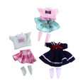 thumbnail image 2 of 1/8 Accesorios Traje Vestido Falda Sudadera con capucha Zapatos Vestir para niña Ropa para muñecas 16 cm Bjd OB11 Ropa para muñecas Sombrero Camiseta corta, 2 of 5