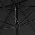 thumbnail image 3 of vidaXL Garden Parasol Black Polyester, Steel 118.1x78.7 in Tiltable, 3 of 61