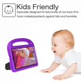 thumbnail image 4 of For Galaxy Tab A 8.42020 Sparrow Style Eva Flat Anti Falling Protective Shell With Bracket(purple), 4 of 5
