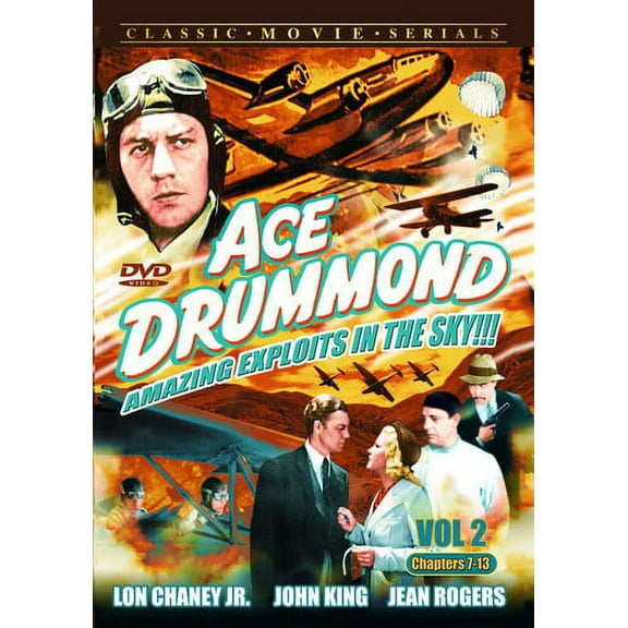 Ace Drummond: Volume 2 (Unrated) (DVD), Alpha Video, Action & Adventure