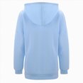 thumbnail image 6 of TOWED22 Womens Hoodies Zip Up Casual Long Sleeve Oversized Hoodie Y2K Full Zipper Fleece Preppy Sweatshirts Jackets,Light Blue,S, 6 of 9