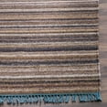 thumbnail image 3 of SAFAVIEH Kilim Trafford Striped Area Rug, Grey/Purple, 4' x 6', 3 of 7