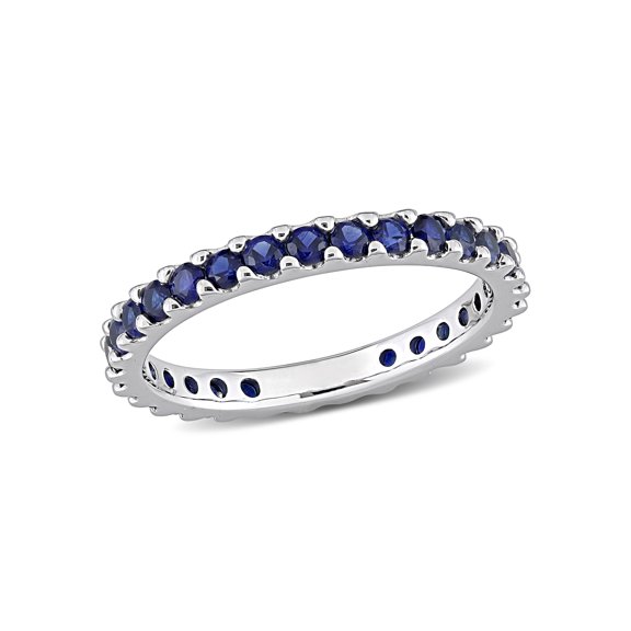 Everly Women's Sapphire 10k White Gold Ring