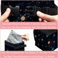 thumbnail image 4 of Virgo Constellation Foldable, with Lid, Leak-proof, Hanging Car Trash Can Garbage Can Container for Automobile, Trash Can for Car Organizer and Storage Bag, 4 of 6