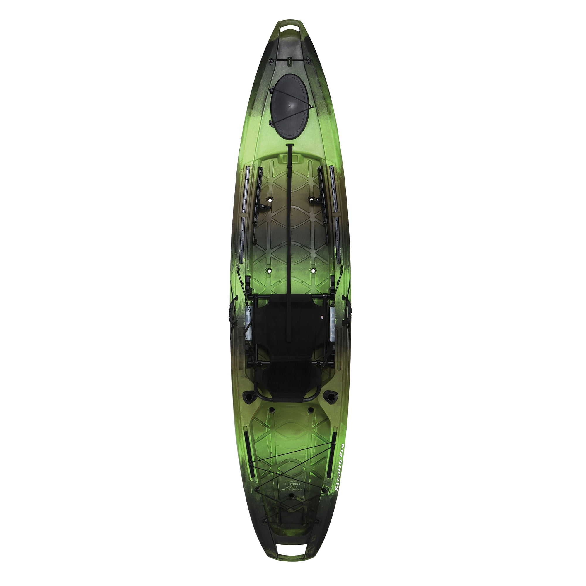 Lifetime Stealth Pro Angler 140 inch SitonTop Fishing Kayak, Gator