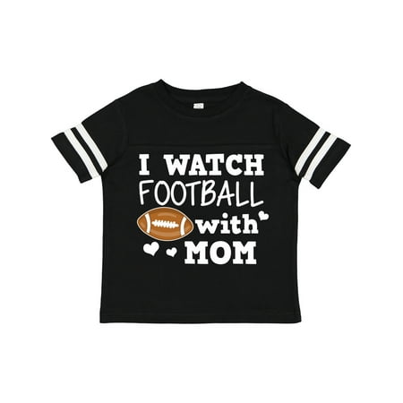 

Inktastic I Watch Football with My Mom Gift Toddler Boy Girl T-Shirt