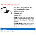 thumbnail image 2 of Left Mirror - Compatible with 2015 - 2017 Chevy City Express 2016, 2 of 2