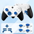thumbnail image 2 of Prociv Metal Replacement Thumbsticks for Xbox Elite Controller Series 2 Core, Component Pack Includes 4 Swap Joysticks, 4 Paddles, 1 Standard D-Pads, Accessories Parts for Xbox One Elite 2(Blue), 2 of 5