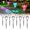 Color Changing, variant on PETGLE 8 Pack Solar Garden Lights Outdoor, Green LED Mushroom Solar Pathway Lights Waterproof Dusk to Dawn Solar Lights for Yard Walkway Garden Decor