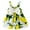 Yellow, variant on Gyratedream Newborn Baby Girls Fruit Bowknot Princess Dress Summer Strap Dresses,0-5Y