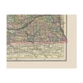 thumbnail image 4 of Historic State Map - Nebraska - Cram 1892 - 29.91 x 23 - Vintage Wall Art, 4 of 5
