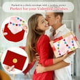 thumbnail image 6 of WaaHome Valentines Day Card for Him Her - Romantic Love Card for Husband Wife Boyfriend Girlfriend - Colorful Flags Gold Foil Happy Valentines Greeting Card with Envelope & Sticker, 6 of 8
