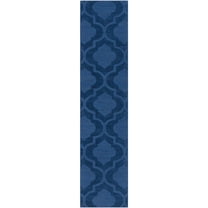 Artistic Weavers Central Park Kate Blue 2'3" x 10' Modern Trellis Area Rug