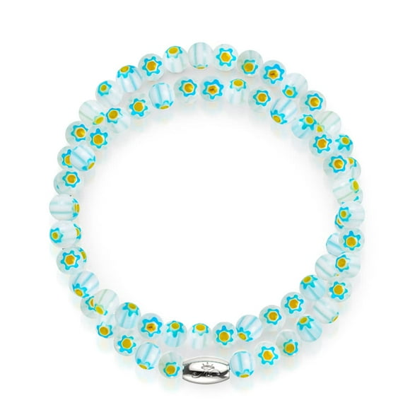 Venetian Clematis | Silver | Millefiori Wrap