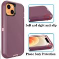 thumbnail image 3 of Defender Phone Case Shock Proof Rubber Case with Holster Heavy Duty Compatible with Apple iPhone 14 Plus, 3 of 5