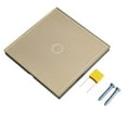 thumbnail image 1 of Single Touch Switch for LED Lamp/Incandescent Bulb 1Gang 1way Touch Light Switch, 1 of 9