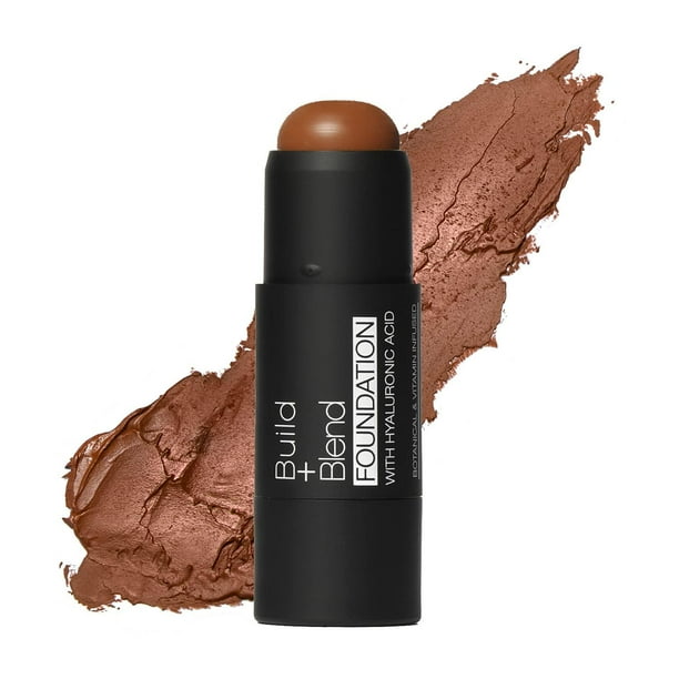 Palladio BUILD + BLEND - Barra de base, barra de contorno para cara, maquillaje profesional para un