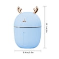 thumbnail image 2 of Humidificador de aire USB Difusor de aroma Humidificador humectante portátil para la piel de la cara para la oficina en casa 300ml, Azul Eigraketly HA003223-03B, 2 of 6