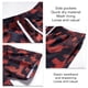 thumbnail image 5 of Pantalones cortos de baño para hombre, forro de malla con cordón elástico, bolsillo lateral, traje de baño de secado rápido para hombre, para fiesta, playa, surf, marrón, S, 5 of 6