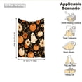 thumbnail image 7 of Halloween Throw Blanket Cute Ghost Pumpkin Double Sided Extra Thick & Soft for Sofa Couch Bed Travel Halloween Decorations by MPOISVA, 7 of 7