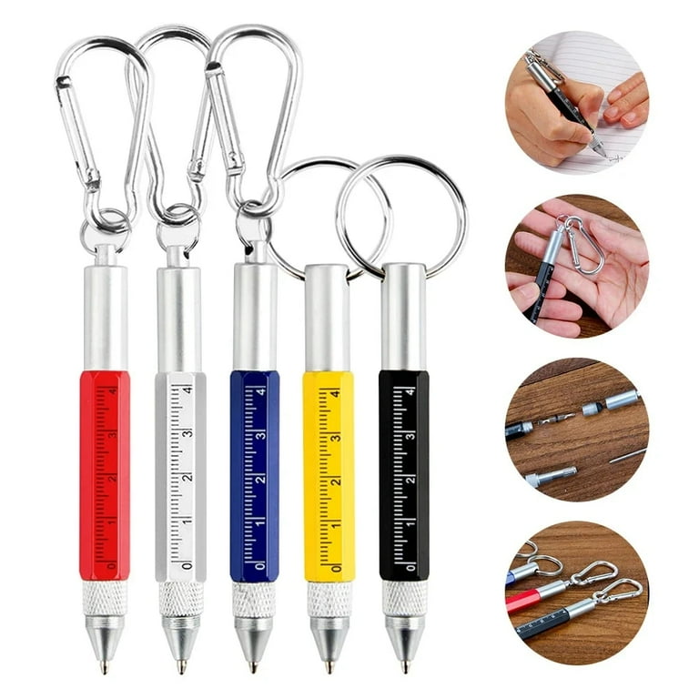 Mini Multifunction Ballpoint Pen Stylus In Metal Screwdriver