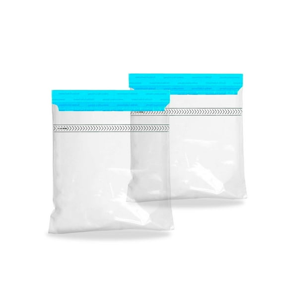 Pack of 1000 Tamper-Evident Specimen Bags, Clear 10 x 10. Unprinted Polyethylene Bags 10x10. Pull Tab Adhesive Closure 1.80 mil Thick. Plastic Bags for Health Needs.