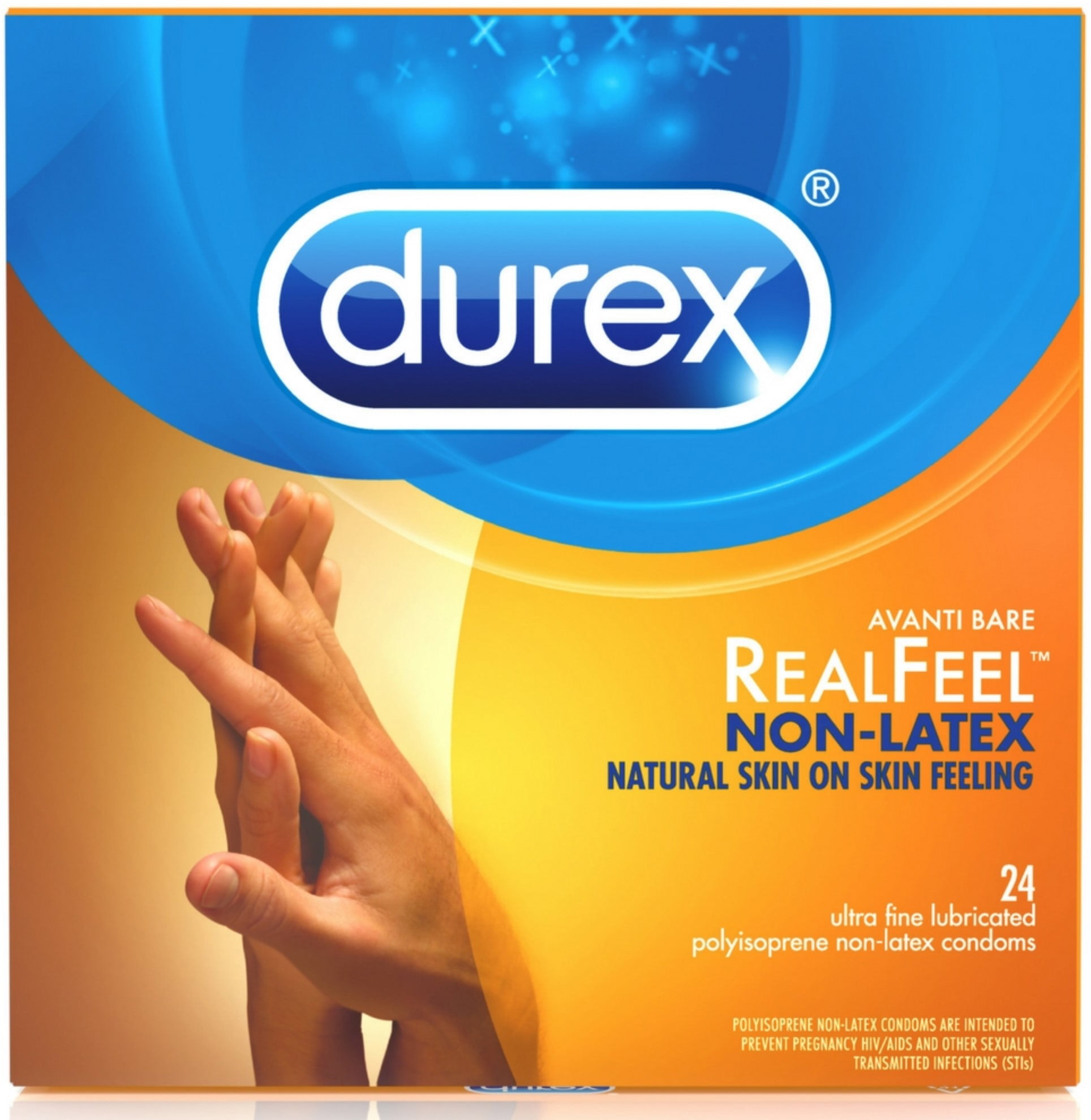 3 Pack Durex Avanti Bare RealFeel NonLatex Condom, 24 ct Walmart