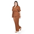 thumbnail image 2 of Set con detalle de cierre Roman Fashion /Tallas Extras, 2654 (Cafe) cafe 36, 2 of 4