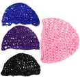 thumbnail image 4 of Miangastore Mesh Hat Pink Cotton Polyester Blend 4Pack 7.9x5.5in, 4 of 9