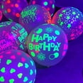 thumbnail image 1 of Ballon Fluorescent 12 Pouces 2.8g Transparent Point de Vague Fluorescente, 1 of 1