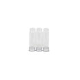 Everything Mary 3 Piece Glass Containers for Bead Storage, Clear, (3