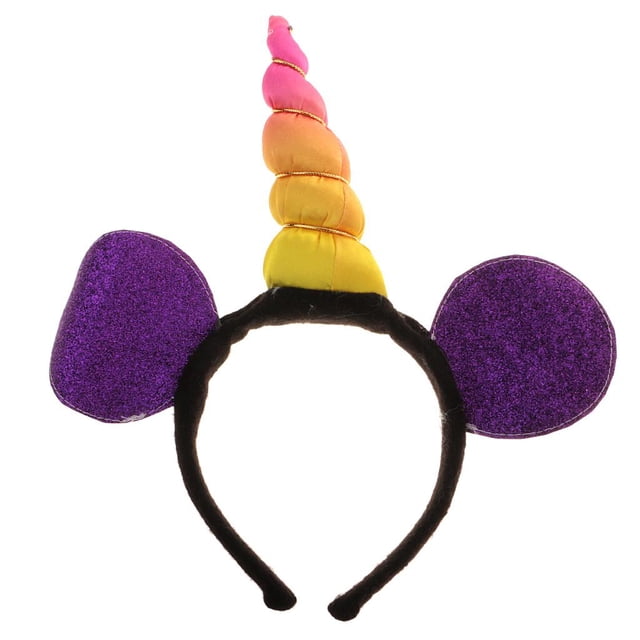 Diadema con de cuerno de íris/dorad niñas, disfraz de Halloween 1 Zulema Unicornio