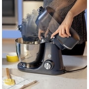 GE Appliances 5.3 qt Stand Mixer, Blue with Flat Beater, Dough Hook, Wire Whisk