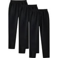 thumbnail image 4 of TOWED22 Baggy Sweatpants Men Athletic Workout Cargo Pants Casual Wide Leg Open Bottom Straight Leg Joggers with Pockets(Black,XL), 4 of 4