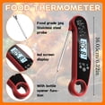 thumbnail image 5 of NAOJIE Waterproof Digital Instant Read Meat Thermometer for Cooking Food Candy,Bbq Grill,Liquids,Beef(Red),Probe Thermometer,Instant Read Thermometer,Meat Thermometer Digital, 5 of 5