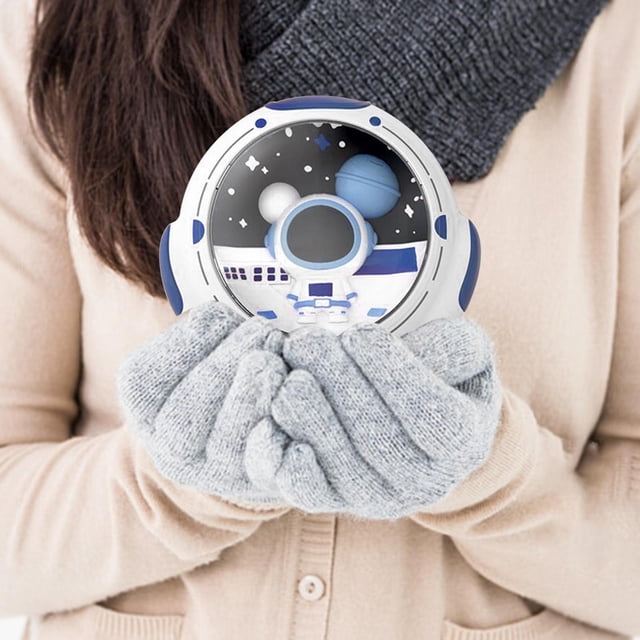 Calentador de manos de bolsillo jfkji-c321 con luz nocturna Lindo USB para exteriores Invierno frío Blanco Sharpla calentador portátil