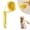 Yellow, variant on NCQ Pet Bath Brush with Shampoo Dispenser, 2025 New Dog Bath Brush Soft Silicone Bristle for Bathing Pets Grooming Massage Brush (Green)