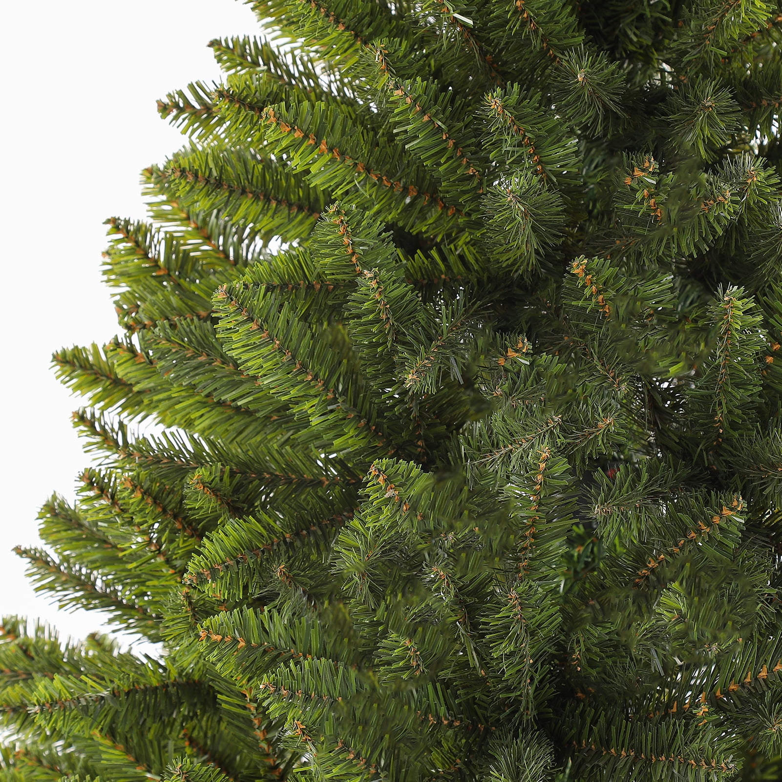7.5 ft Artificial Christmas Tree with 2070 PVC Branch Tips, Army Green