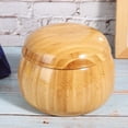 thumbnail image 4 of Yarn Bowl, Wooden Yarn Bowl Holder Craft Knitting Bowl Large Yarn Holder Dispenser Yarn Storage Bowls Gift for Knitters & Crocheters, 4 of 5