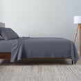 thumbnail image 3 of Ella Jayne Super Soft Triple Brushed Microfiber Sheet Set, 3-pc, Full, Charcoal, 3 of 4