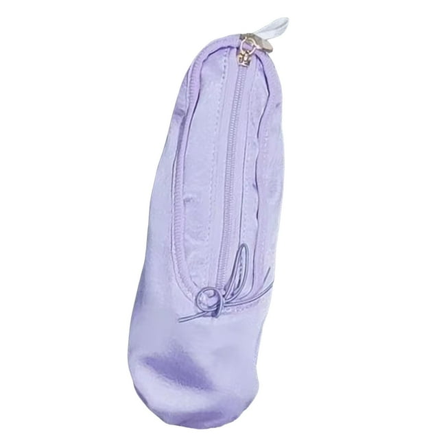 MERIGLARE Ballet Shoe Design Pencil Case Bag for Ladies 20x7cm Lightweight with Zipper Light