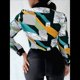 thumbnail image 4 of Blusas para Mujer, con Botones, Estilo Informal, de Negocios, de Larga, Elegantes y Sexys. Impresión Verde XL, 4 of 6