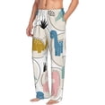 thumbnail image 2 of Daiia Cute Dinosaurs Men's Sleep Pant with Pockets and Drawstring,Pajama Pants-Medium, 2 of 9