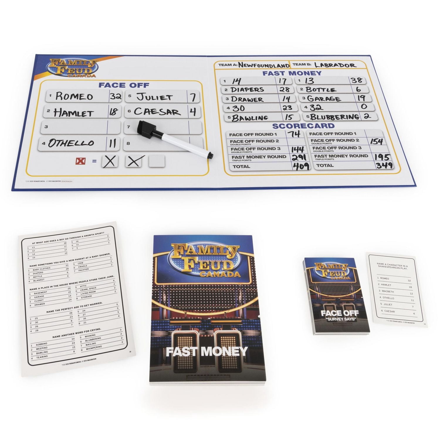 Family Feud Canada Edition Party Quiz Board Game