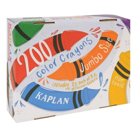 Kaplan Early Learning Jumbo Crayons Class Pack - 200 Per Box