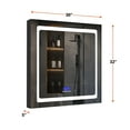 thumbnail image 6 of Lexora Home Bracciano 30" x 32" LED Medicine Cabinet with Defogger, 6 of 7