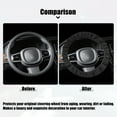 thumbnail image 2 of Unique Bargains Steering Wheel Cover Universal Elastic Stretch Antislip Breathable Microfiber Ice Silk Wheel Protector for Car Black, 2 of 7