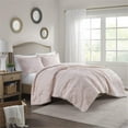thumbnail image 6 of Pemberly Row Polyester Long Fur to Mink Comforter Set in Blush Pink, 6 of 7
