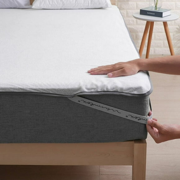 Memory Foam Mattress Topper, Hypo-Allergenic Ventilated Design for Unmatched Comfort, CertiPUR-US Certified Queen Size Bed Pad